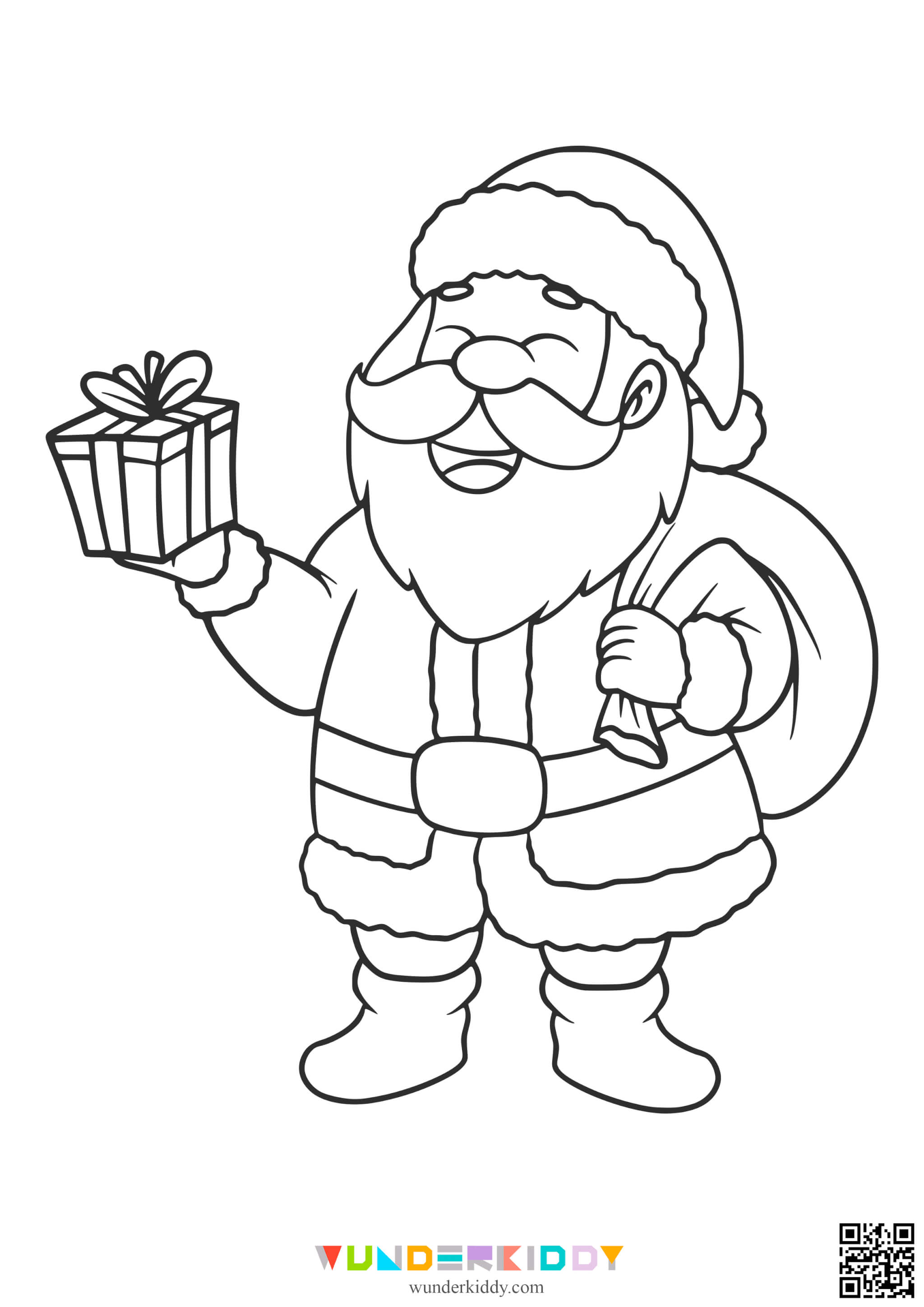 Santa Coloring Pages - Image 7