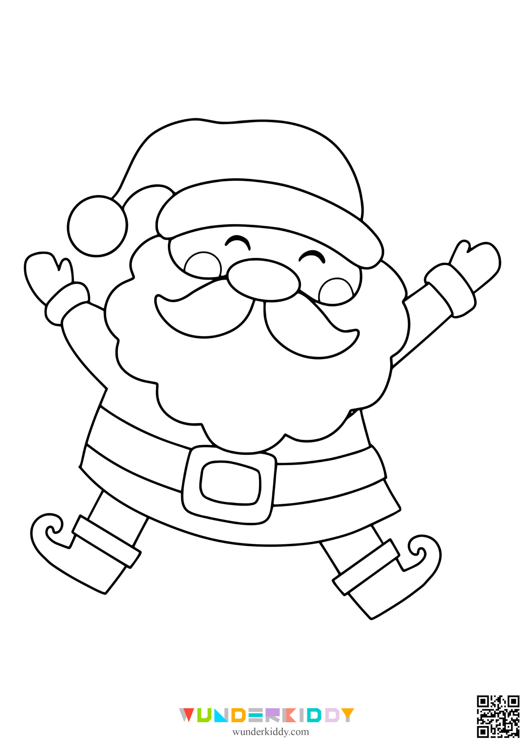 Santa Coloring Pages - Image 9