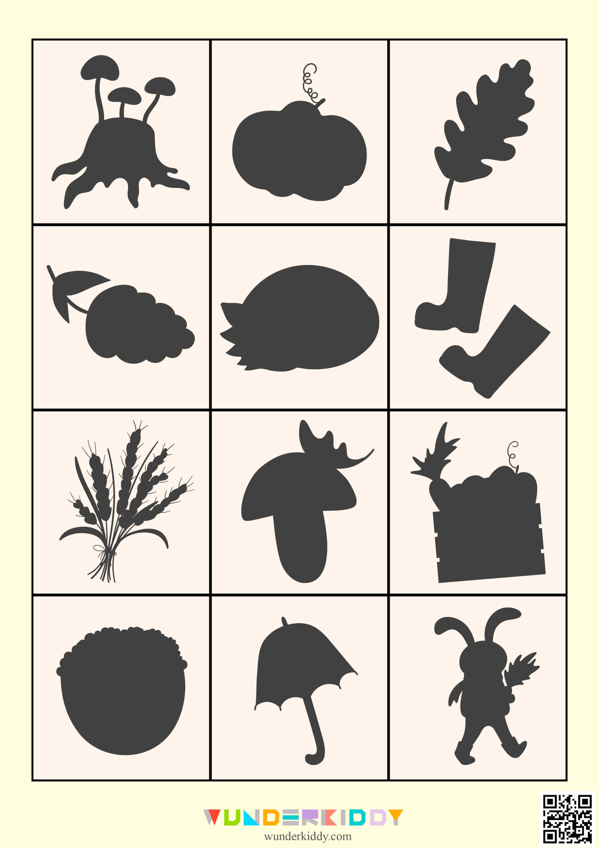 Worksheet «Find the seasons shadow» - Image 2