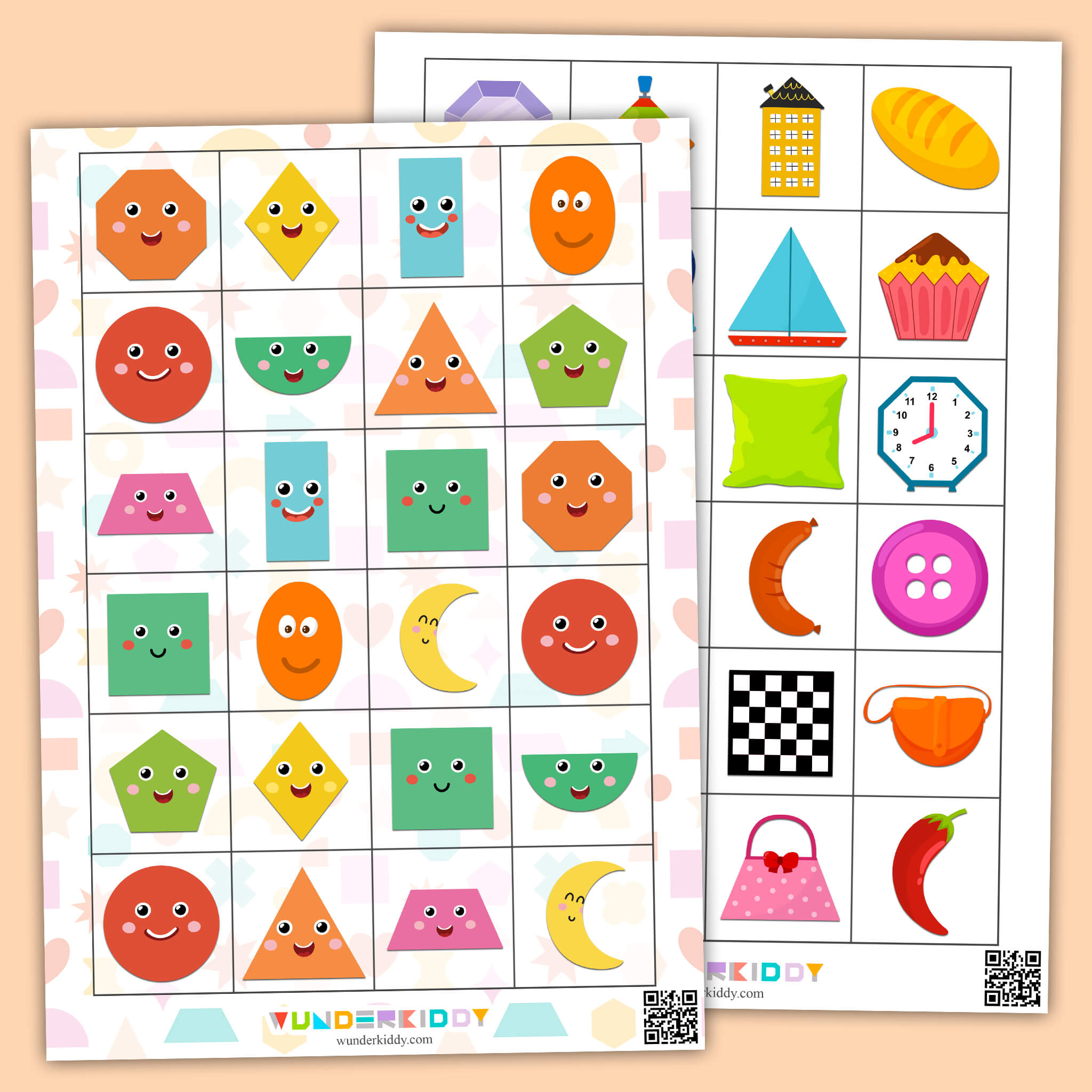 Shape Matching Cards