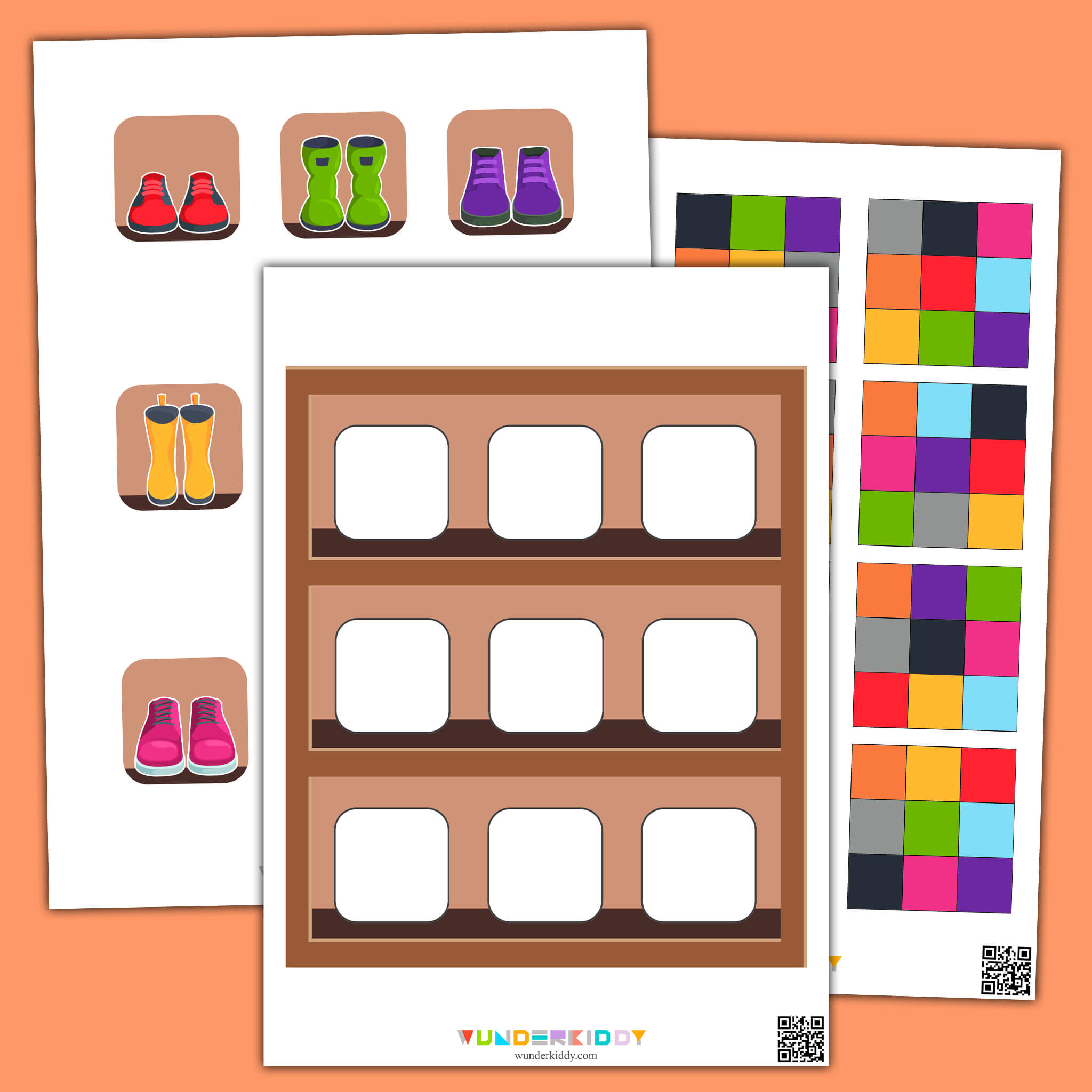 Shoes Colour Matching Activity