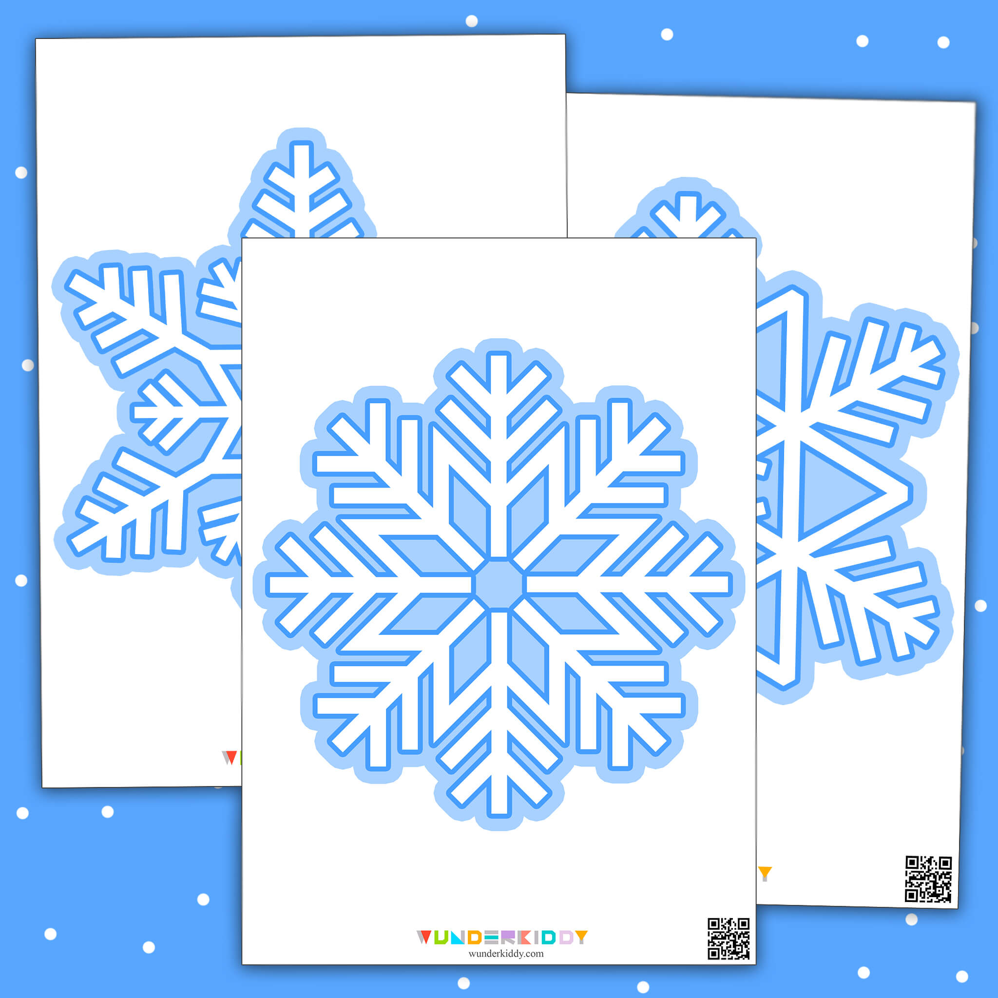 Snowflake Templates for Kids