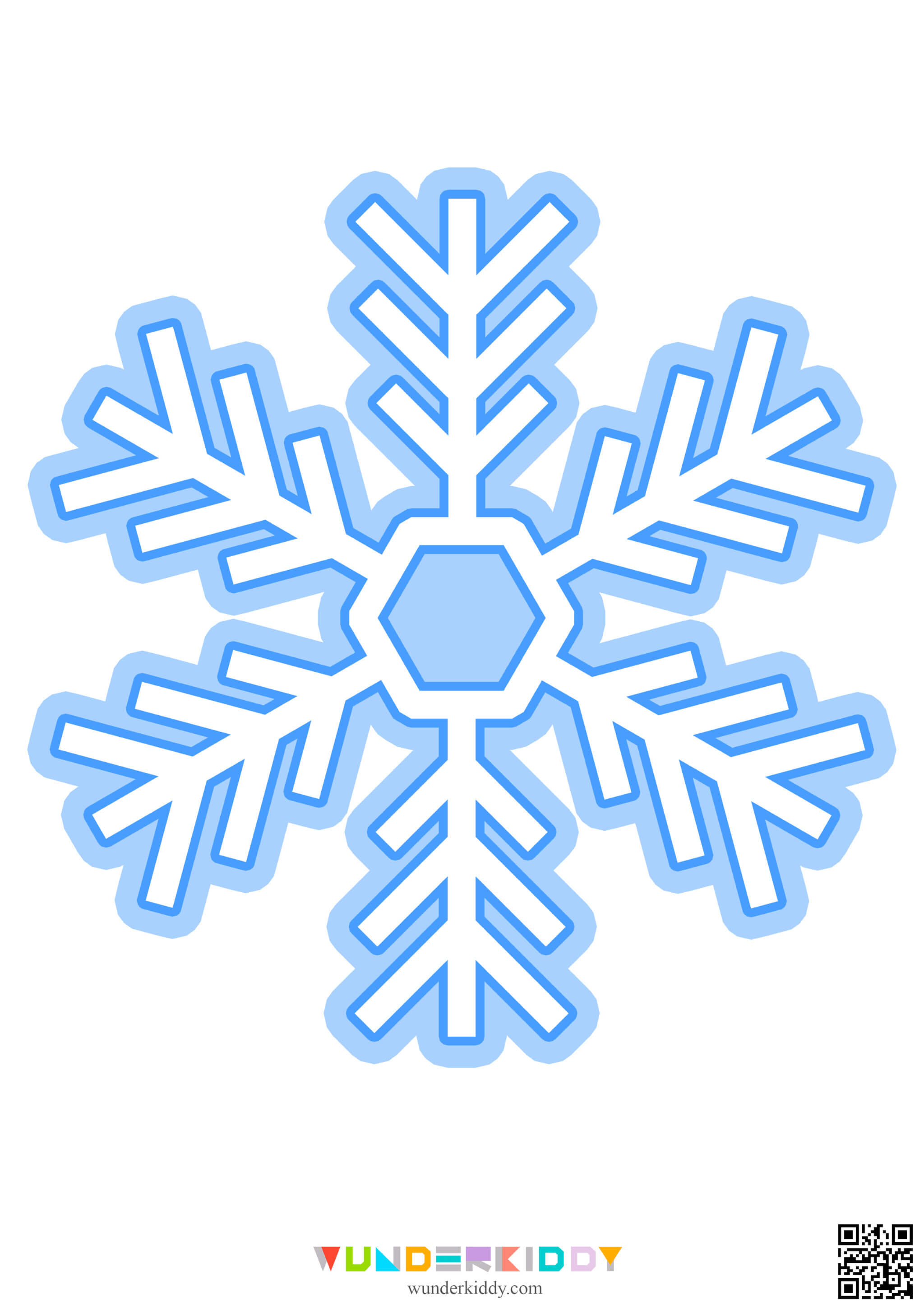 Snowflake Templates for Kids - Image 9