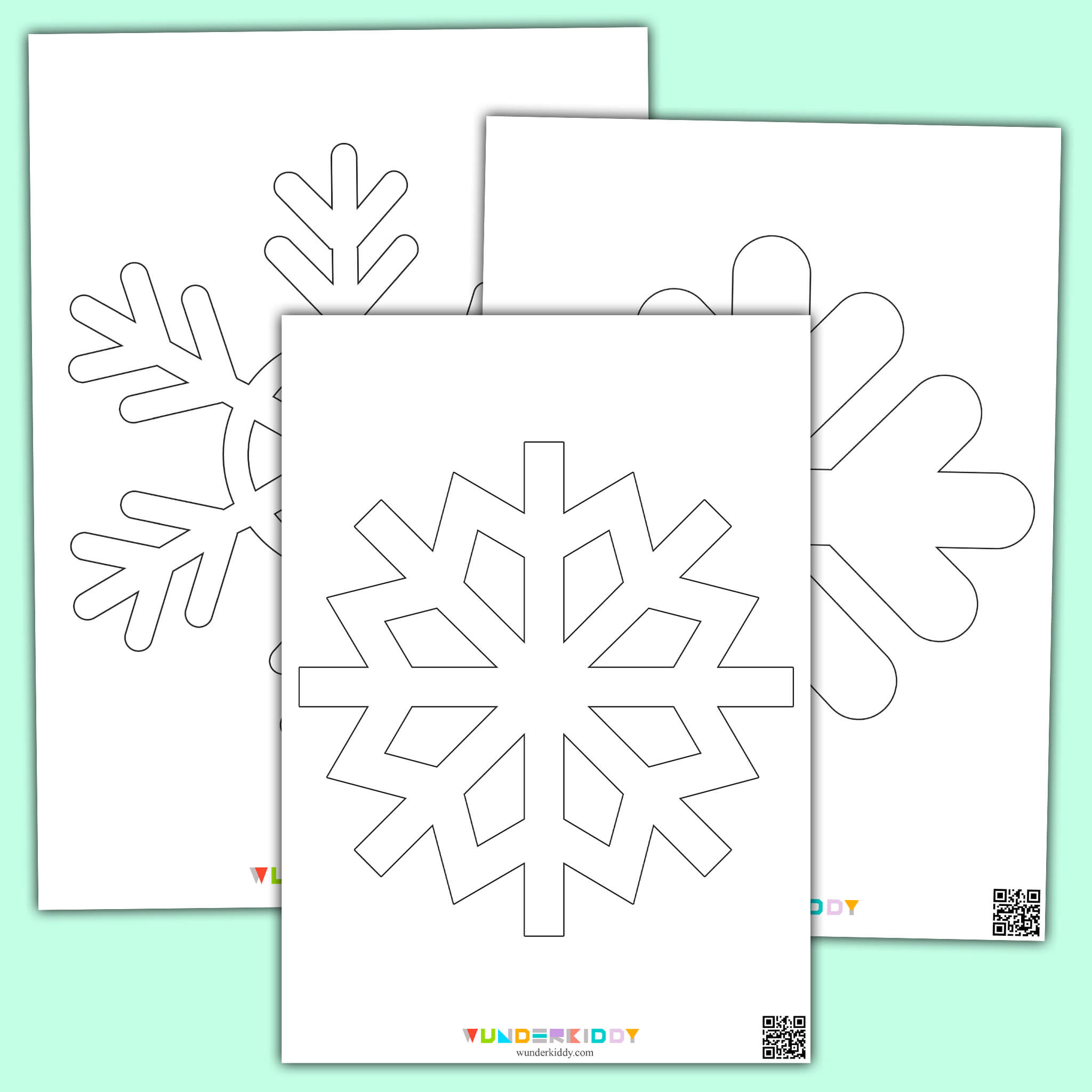 Snowflakes Template