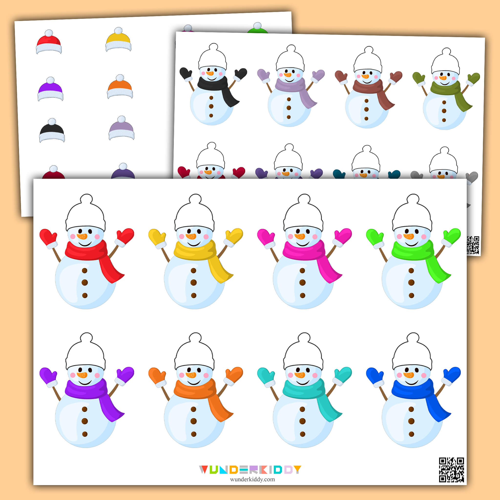 Snowman Hats Activity