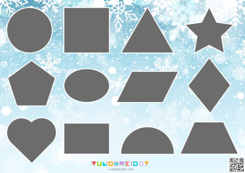 Snowman Shapes Activity - Image 2