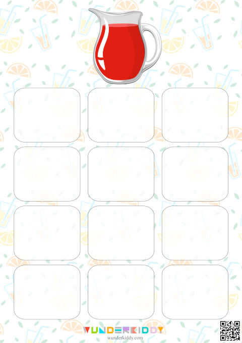 Soup or Juice File Folder Game - Image 3