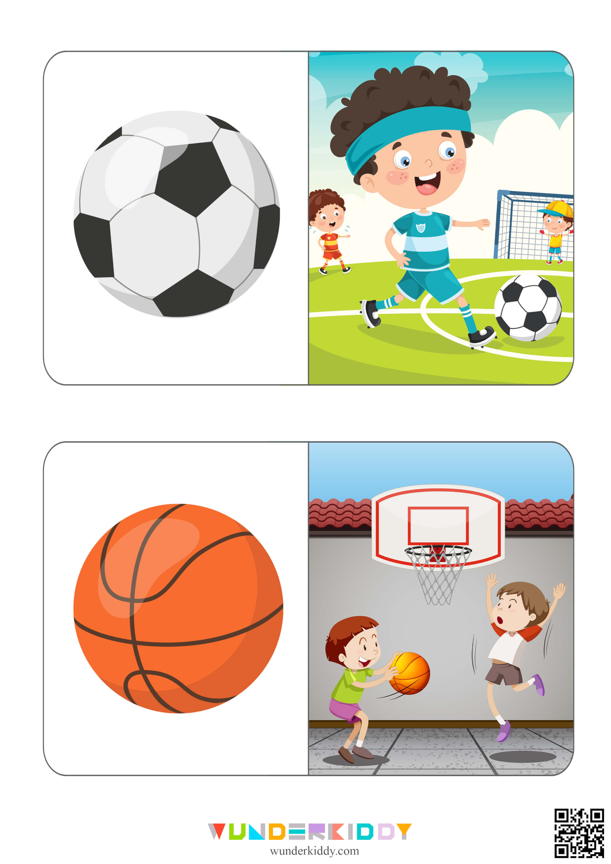 Sports Balls Matching Game - Image 2