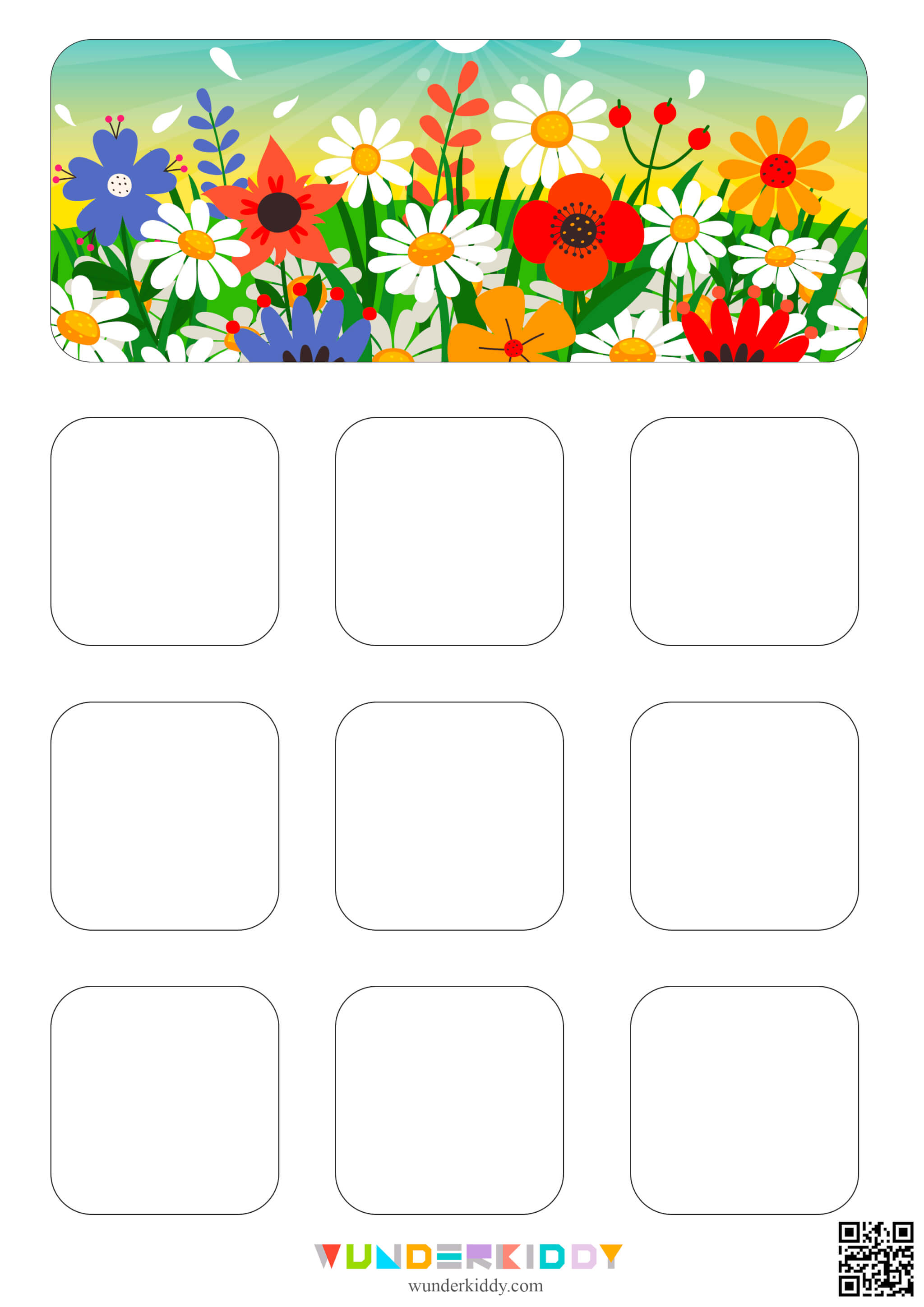 Spring Sorting Worksheet for Kids - Image 2