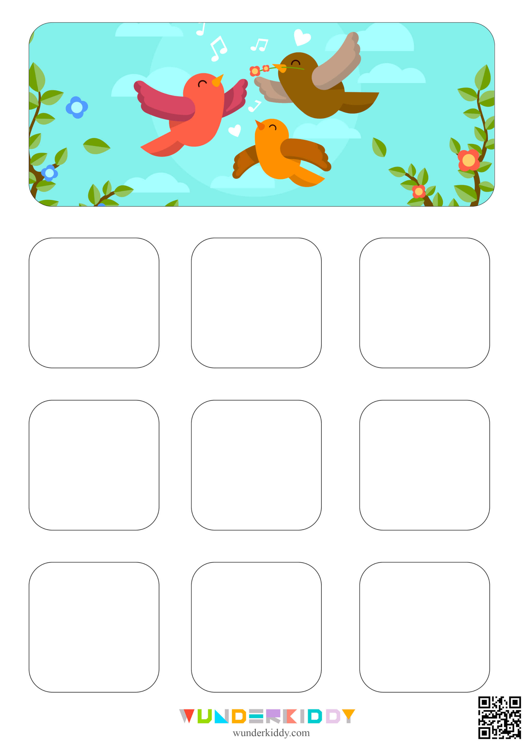 Spring Sorting Worksheet for Kids - Image 4