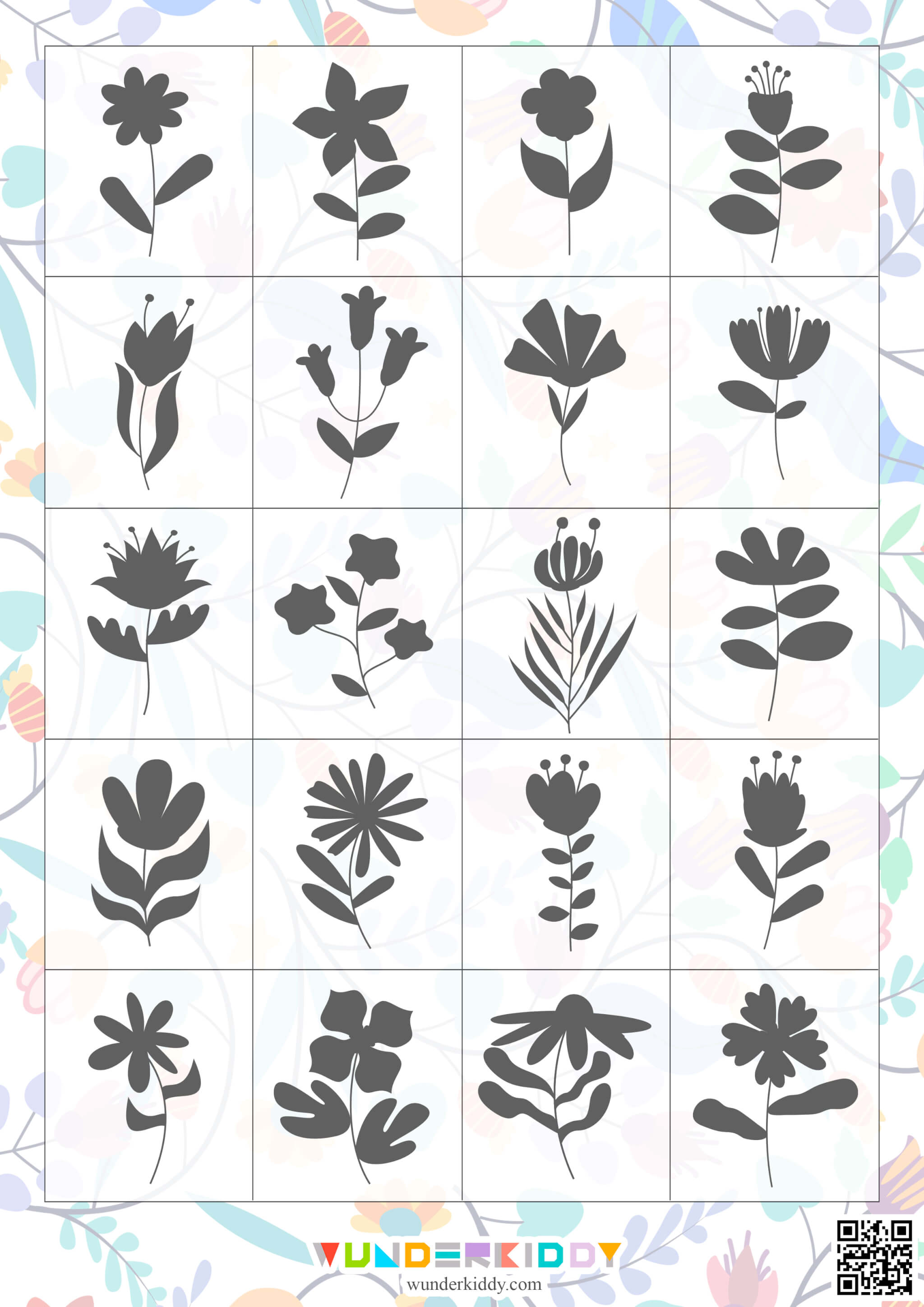 Spring Flowers Worksheet - Image 2