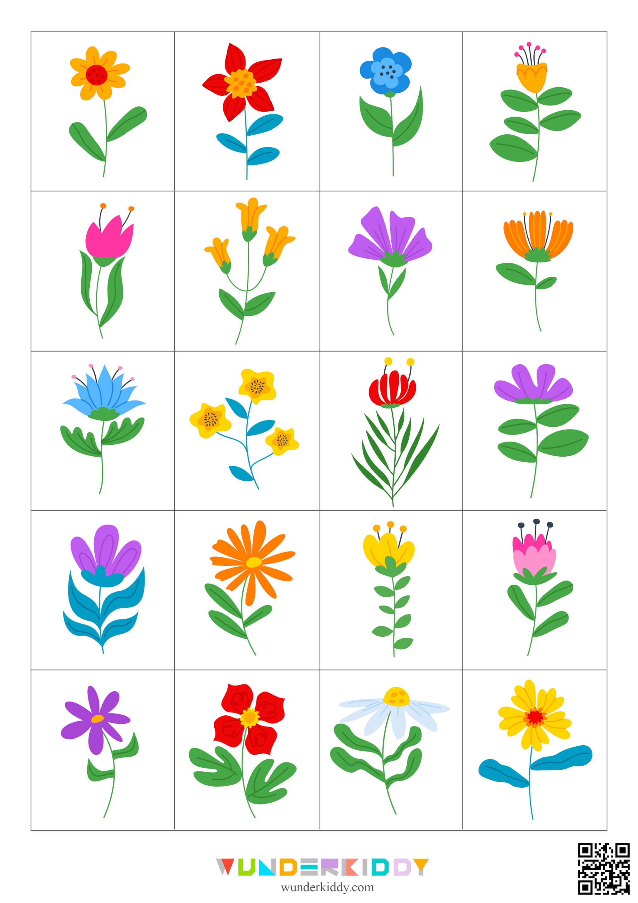 Spring Flowers Worksheet - Image 3