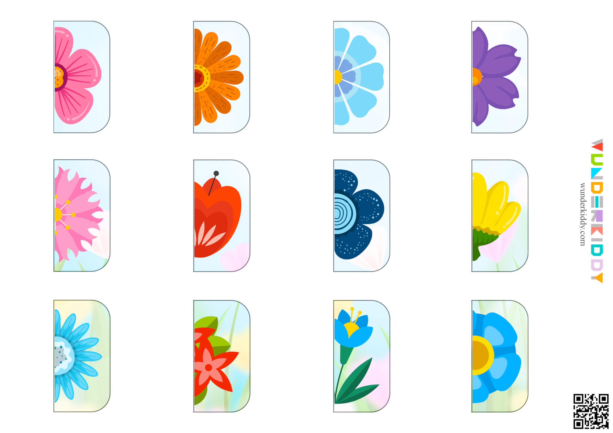 Spring Flowers Matching Game - Image 3