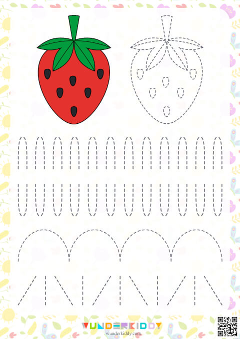 Spring Tracing Preschool Worksheets - Image 6