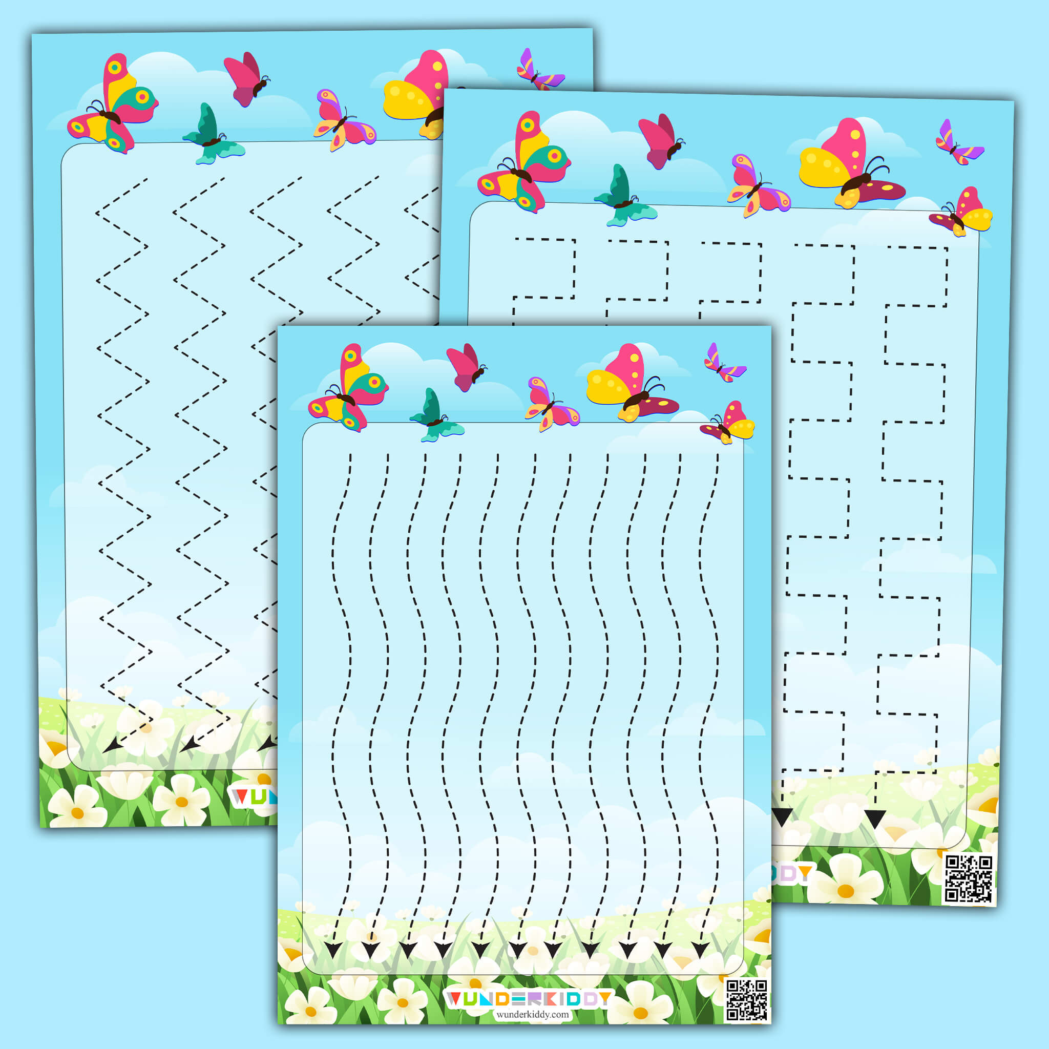 Spring Tracing Worksheets