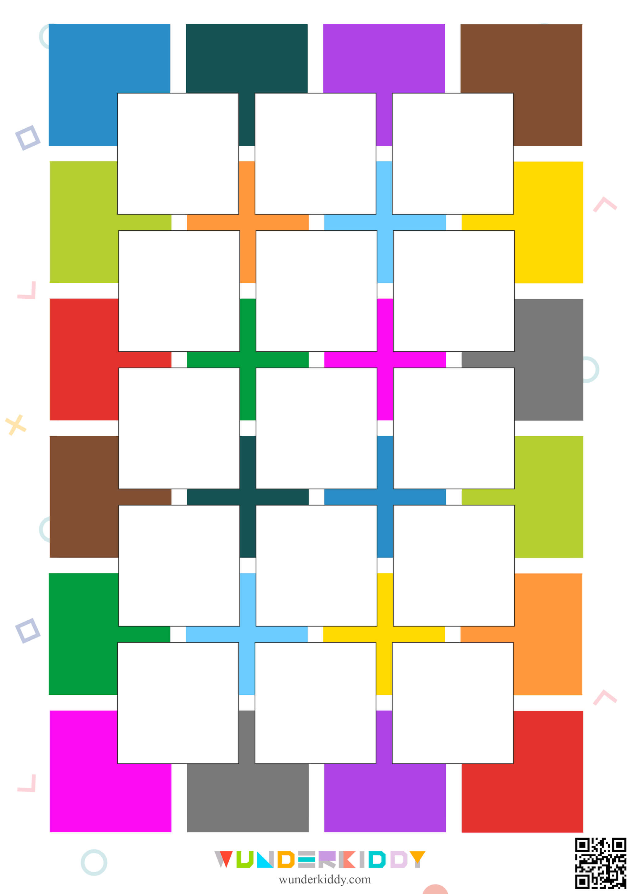 Square Colour Puzzle Activity - Image 2