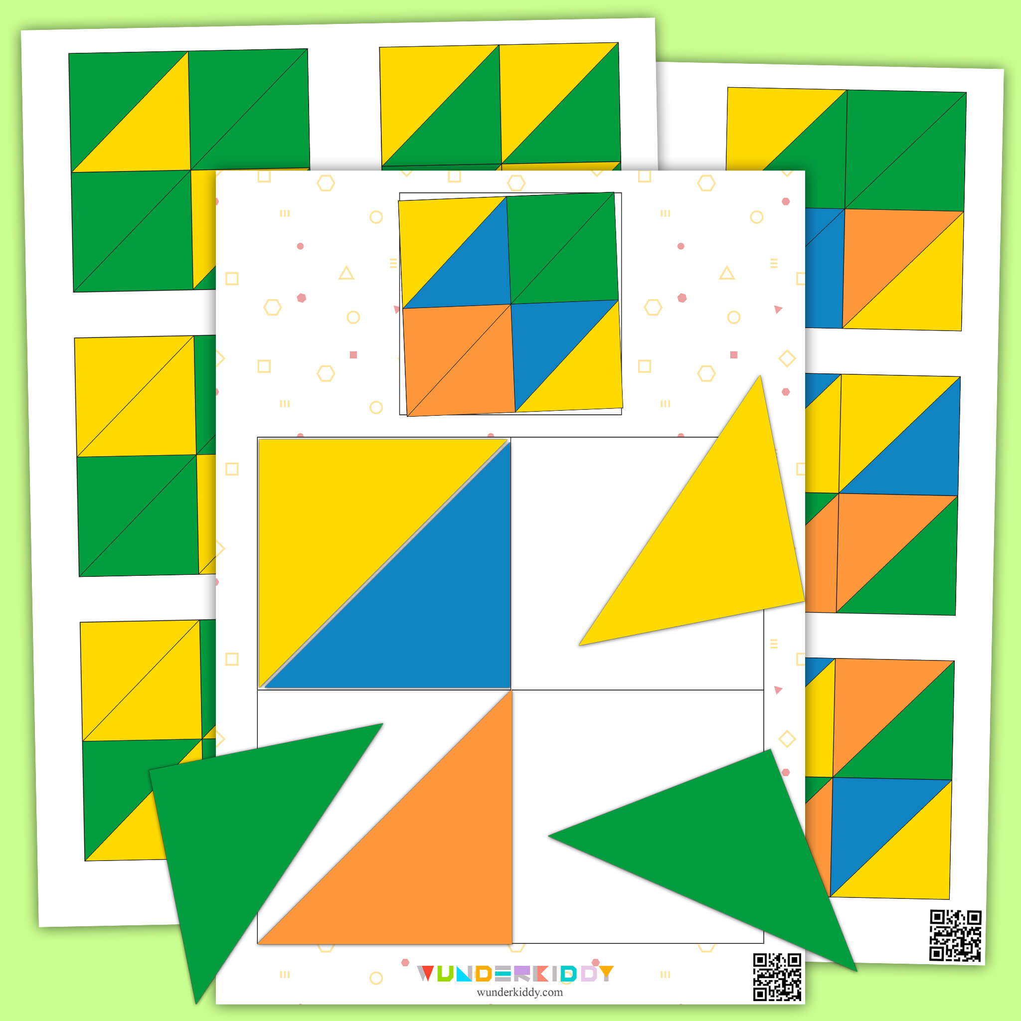 Square Logic Puzzle Game