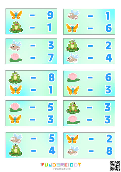 Frogs Counting Worksheets - Image 7