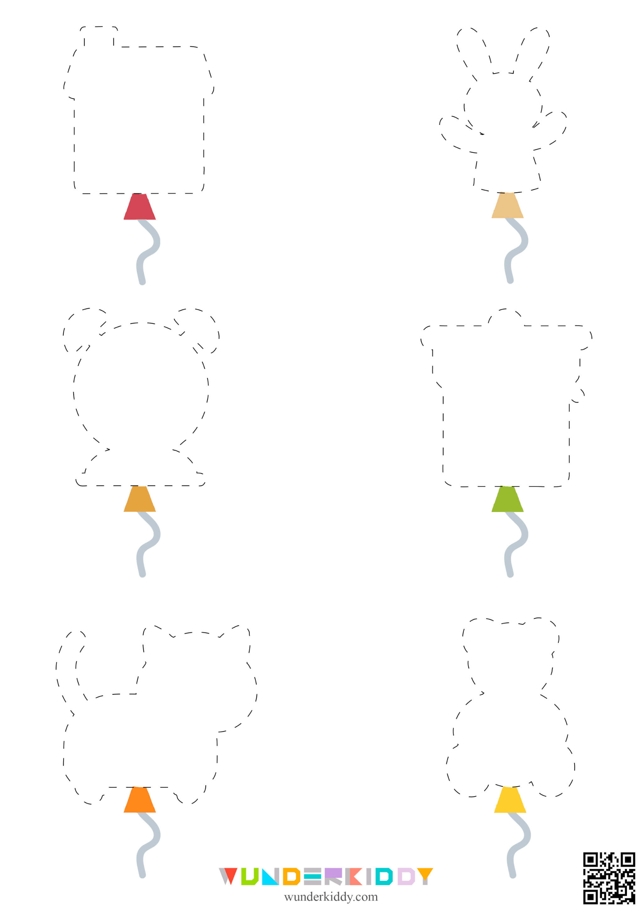 Toys Tracing Worksheet - Image 4