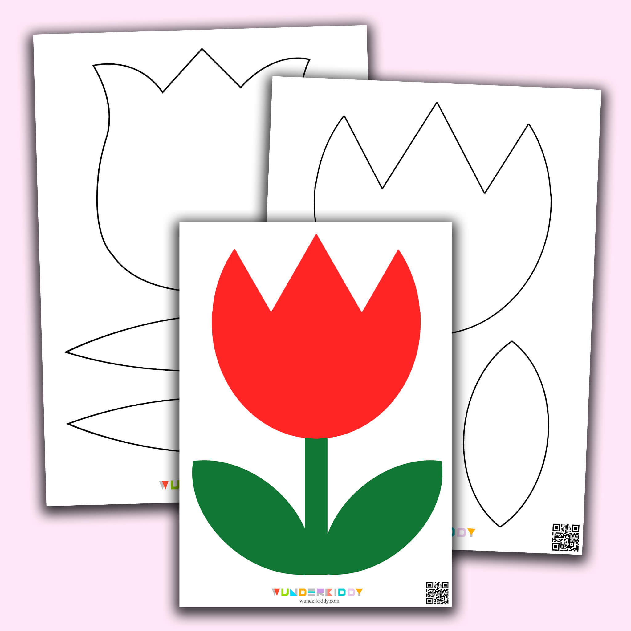 Tulip Craft Template