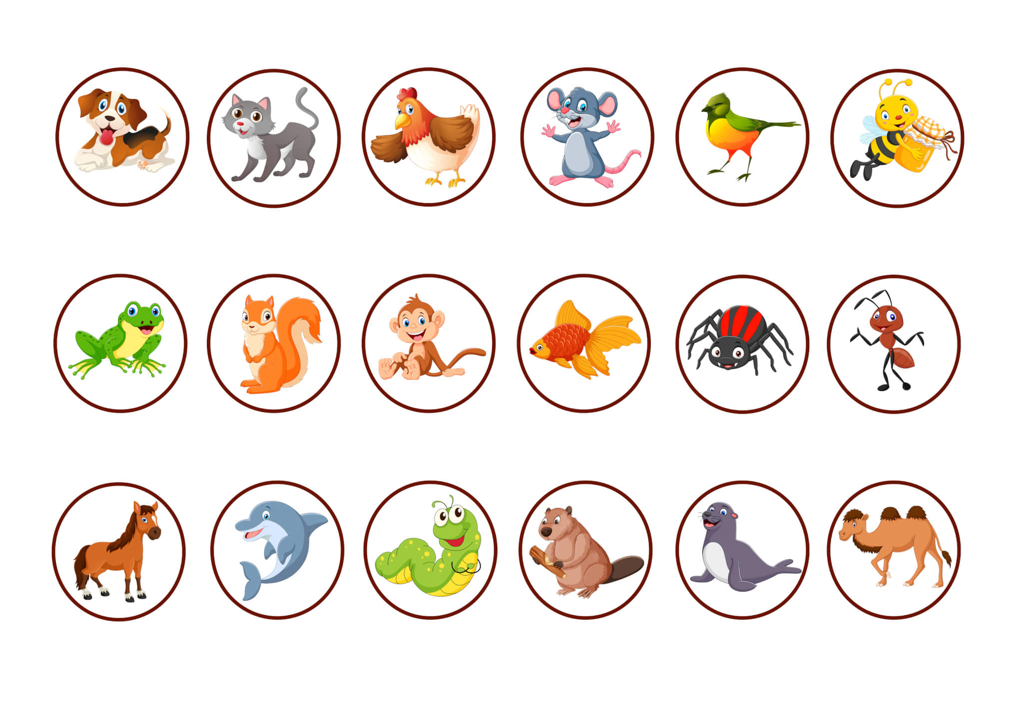 Printable Matching Game Animals and Their Homes - Image 5